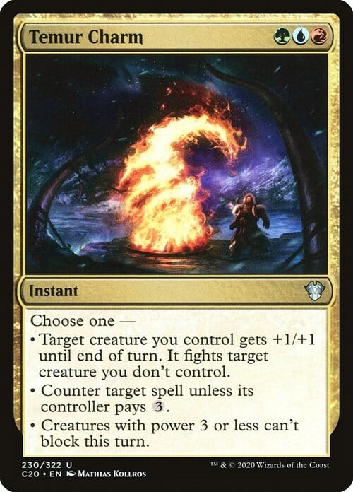 Temur Charm Card Front