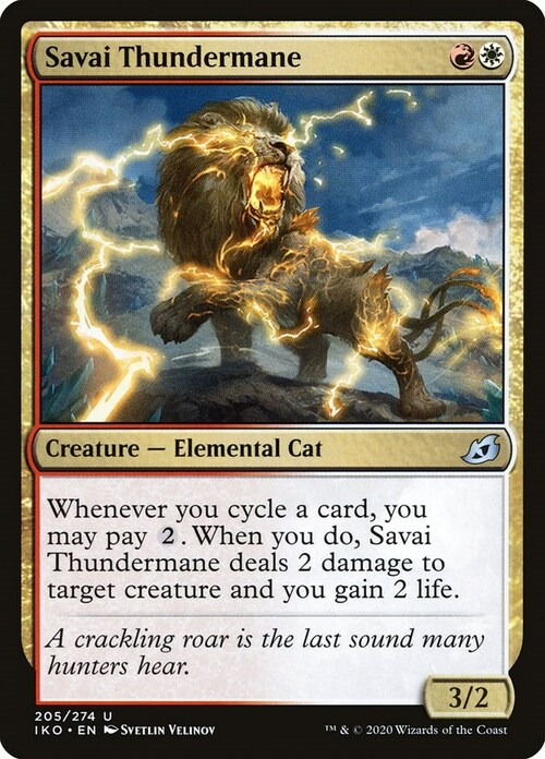 Savai Thundermane Card Front