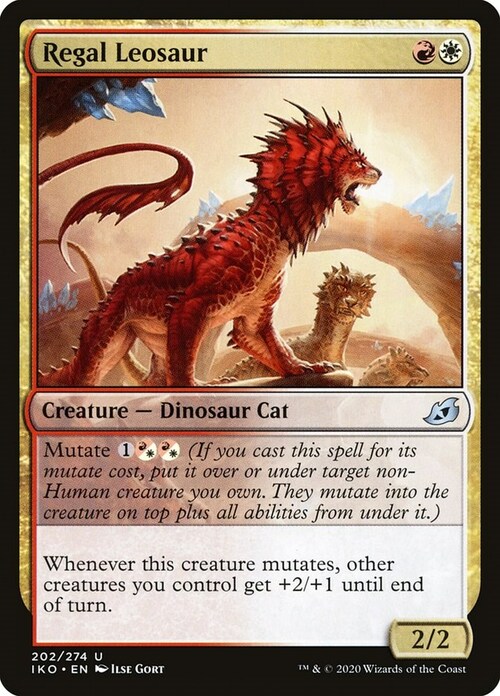 Regal Leosaur Card Front