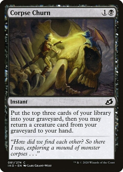 Corpse Churn Card Front