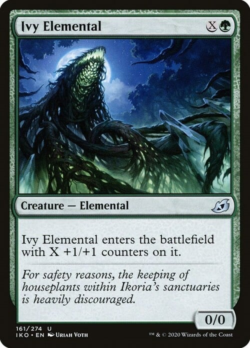 Ivy Elemental Card Front