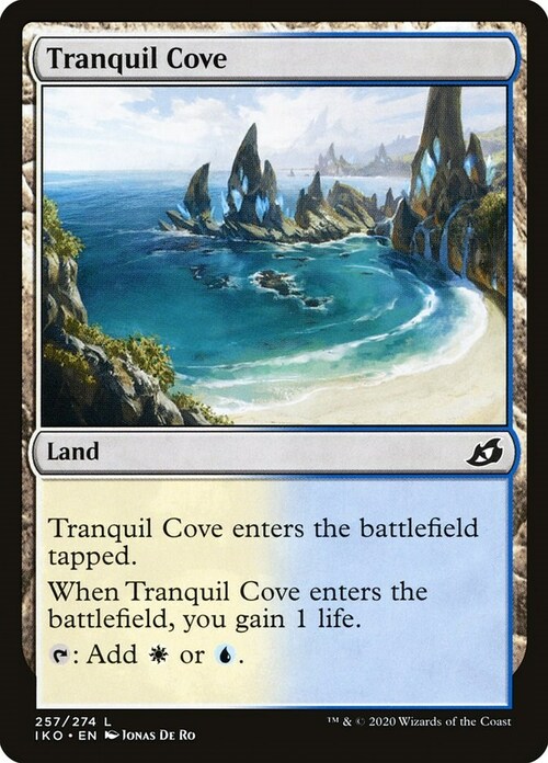 Tranquil Cove Card Front