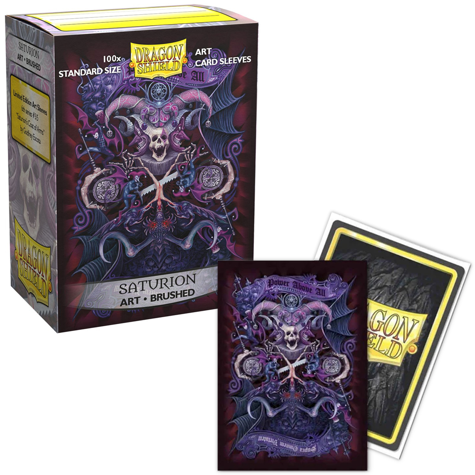 100 Dragon Shield Sleeves - Brushed Saturion
