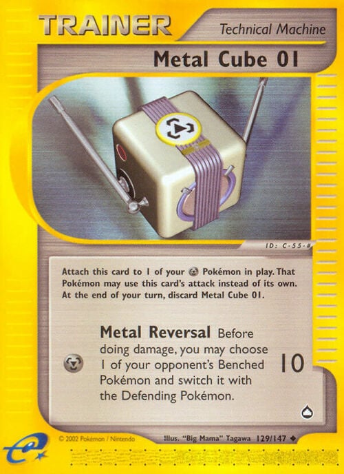 Metal Cube 01 Card Front