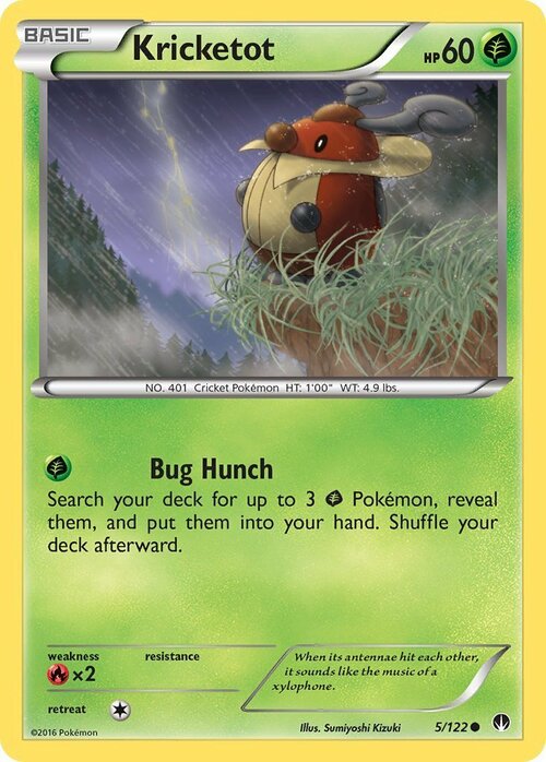 Kricketot Card Front