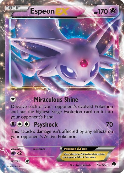 Espeon EX Card Front