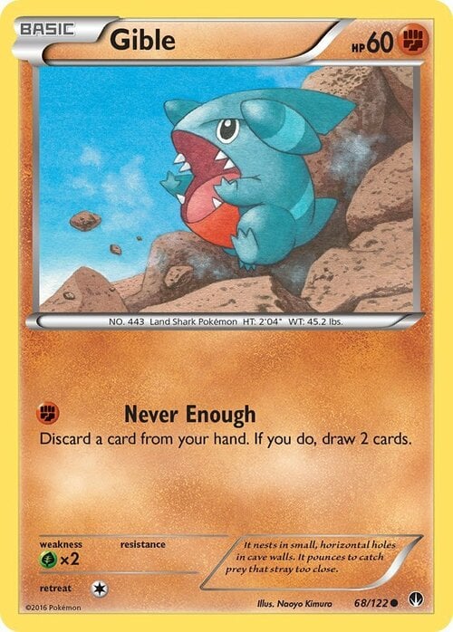 Gible Card Front