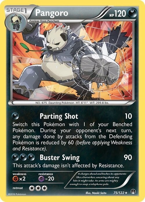 Pangoro Card Front