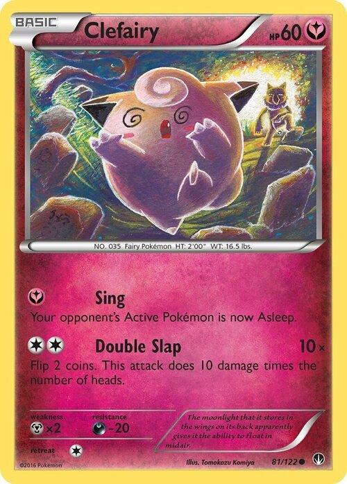 Clefairy Card Front