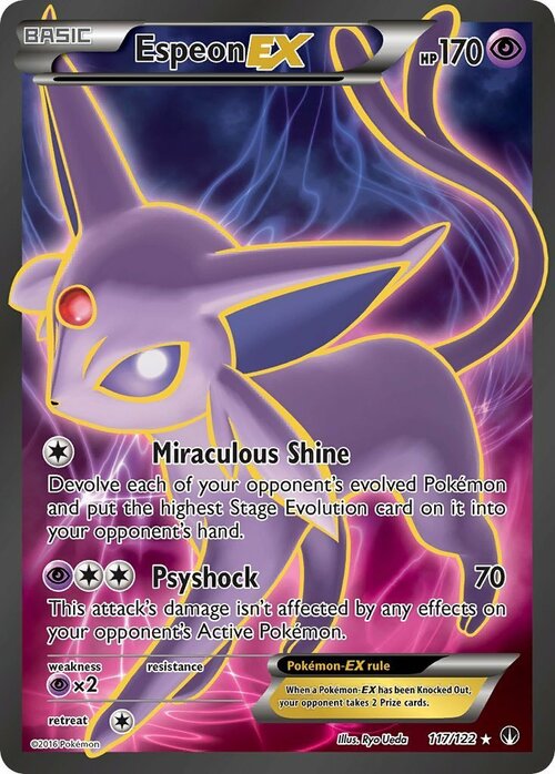 Espeon EX Card Front