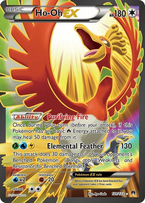 Ho-Oh EX Card Front