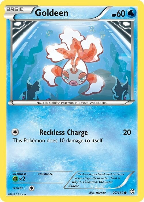 Goldeen Card Front