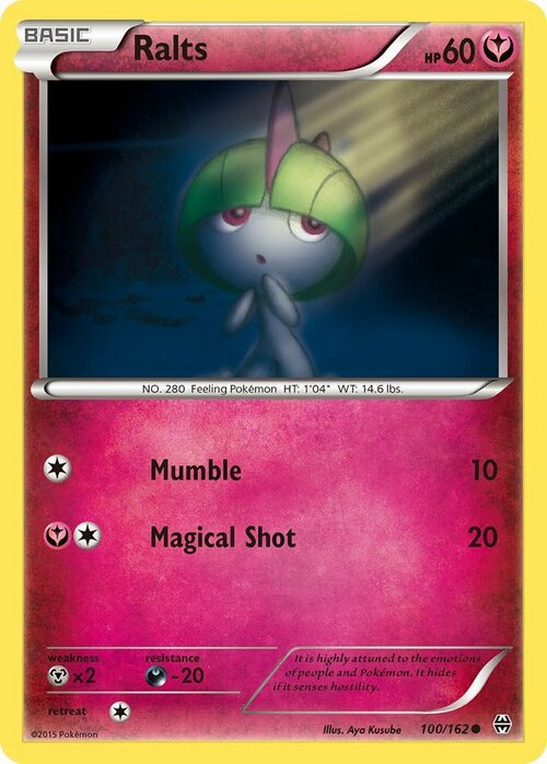 Ralts Card Front