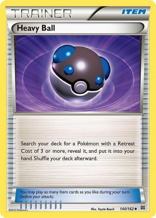 Heavy Ball Card Front