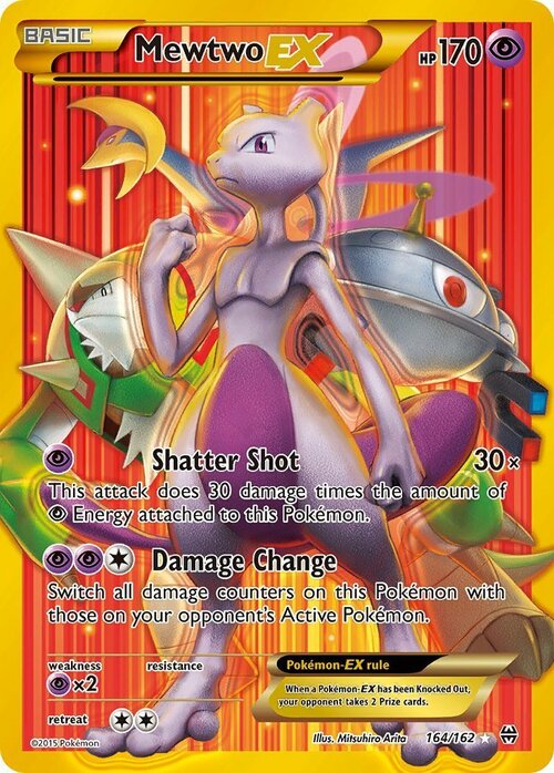 Mewtwo EX Card Front