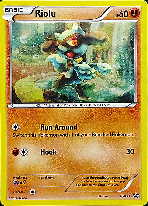 Riolu Card Front