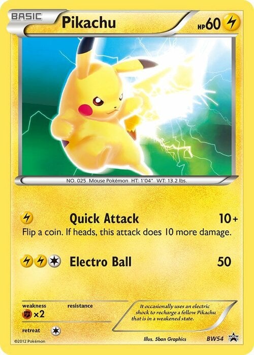 Pikachu Card Front