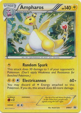 Ampharos Card Front