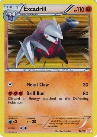 Excadrill Card Front