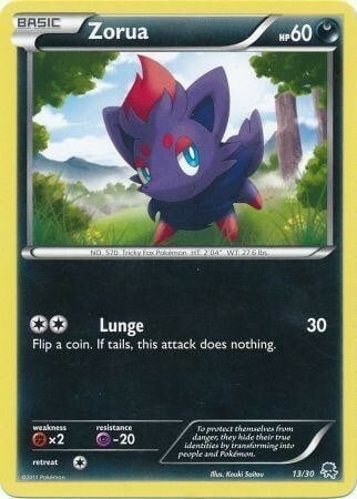 Zorua Card Front