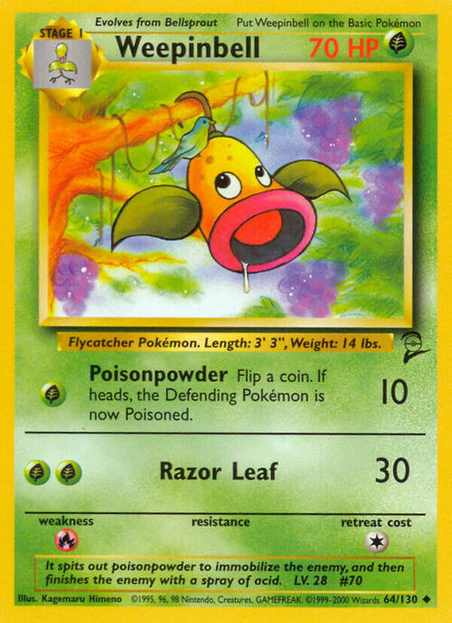 Weepinbell Card Front