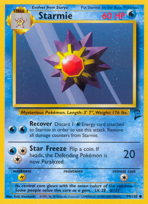 Starmie Card Front