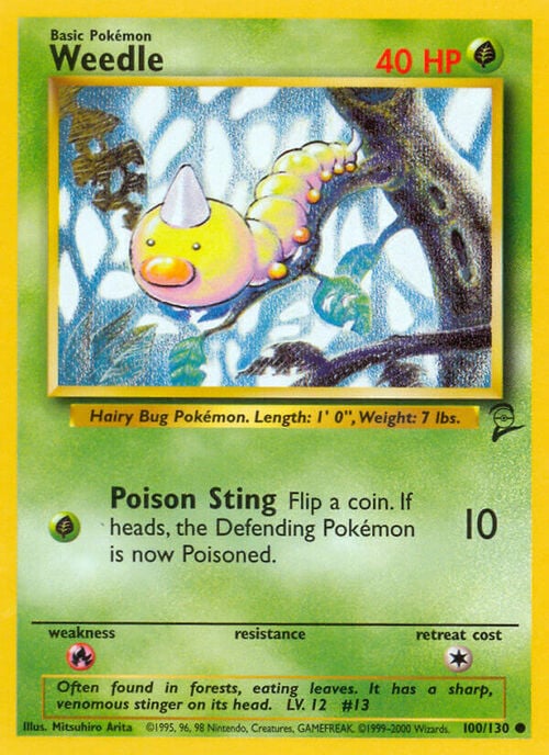 Weedle Card Front