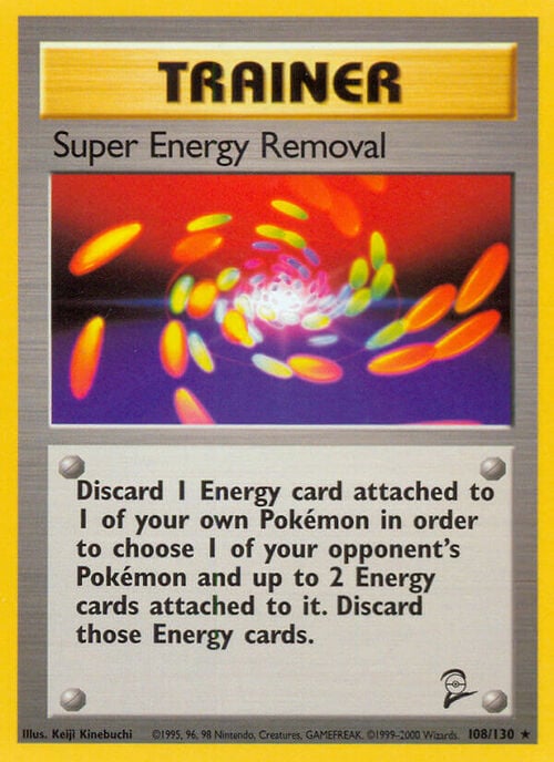 Super Energy Removal Card Front