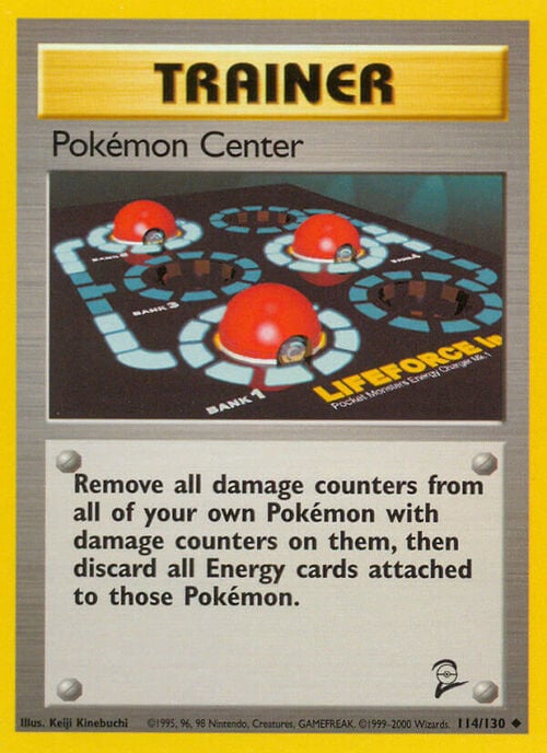 Pokémon Center Card Front