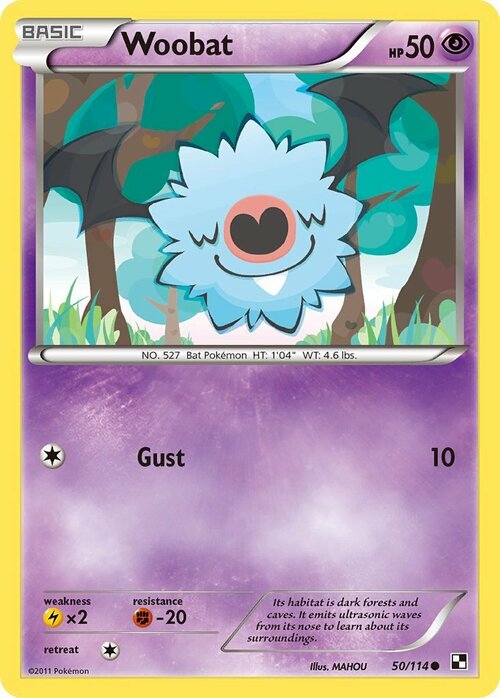 Woobat Card Front