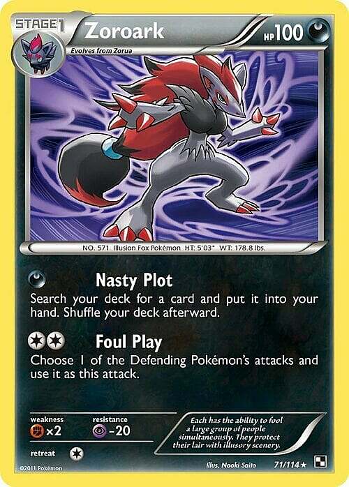 Zoroark Card Front