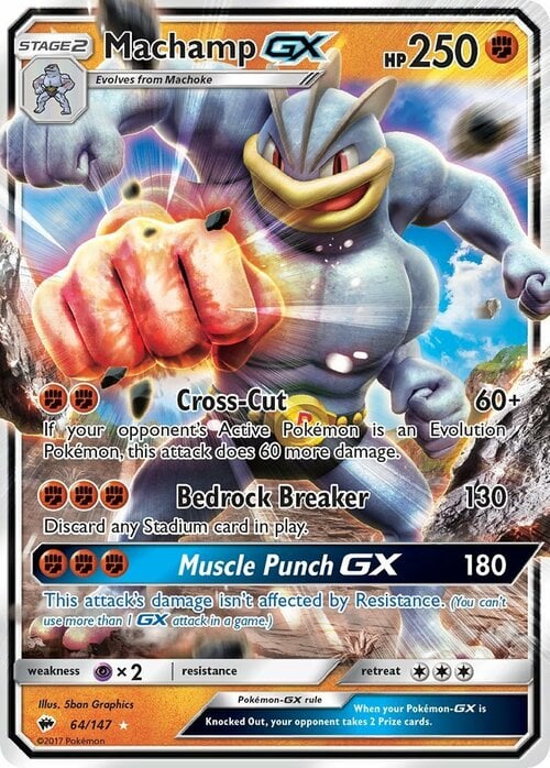 Machamp GX Card Front