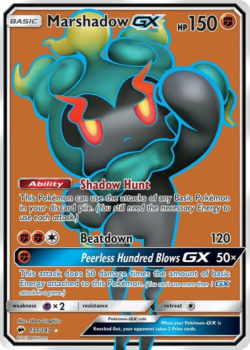 Marshadow GX Card Front