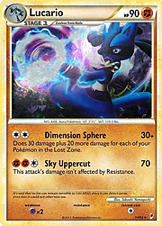 Lucario [Dimension Sphere | Sky Uppercut]