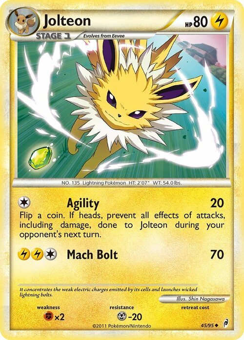 Jolteon Card Front