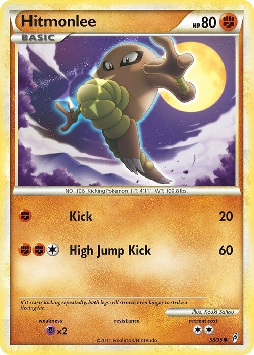 Hitmonlee Card Front