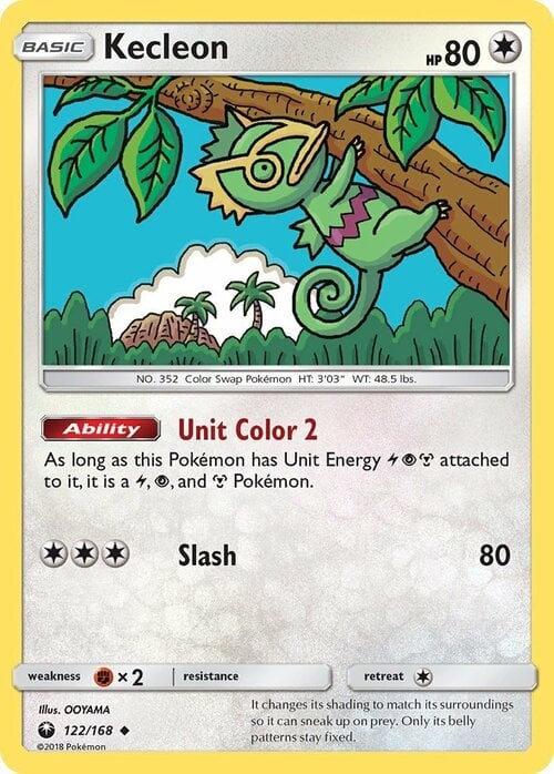 Kecleon Card Front