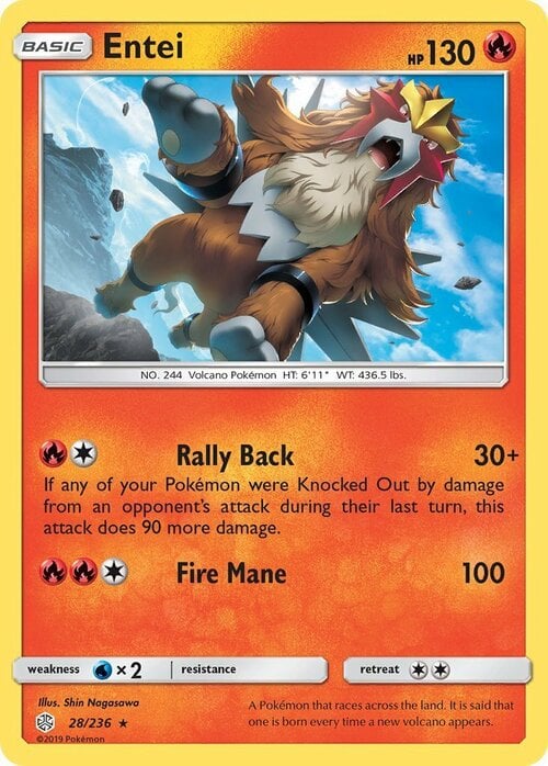 Entei Card Front