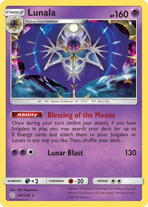 Lunala Card Front