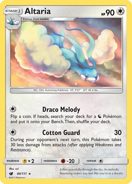 Altaria Card Front