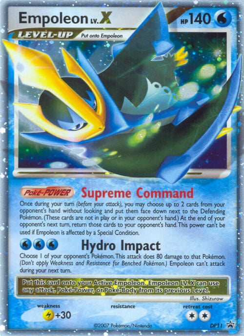 Empoleon LV.X Card Front