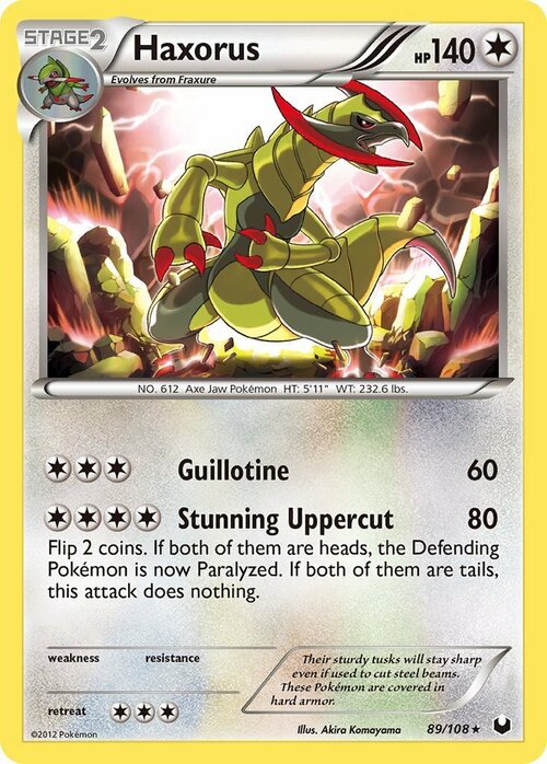 Haxorus Card Front