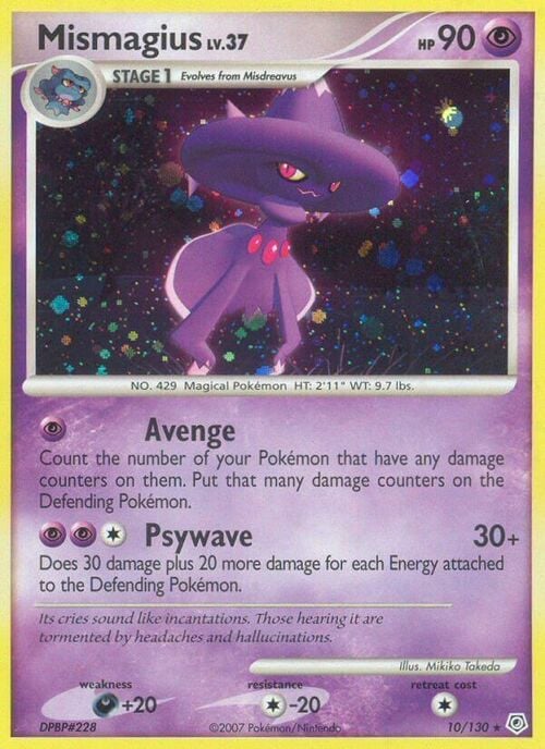 Mismagius Lv.37 Card Front