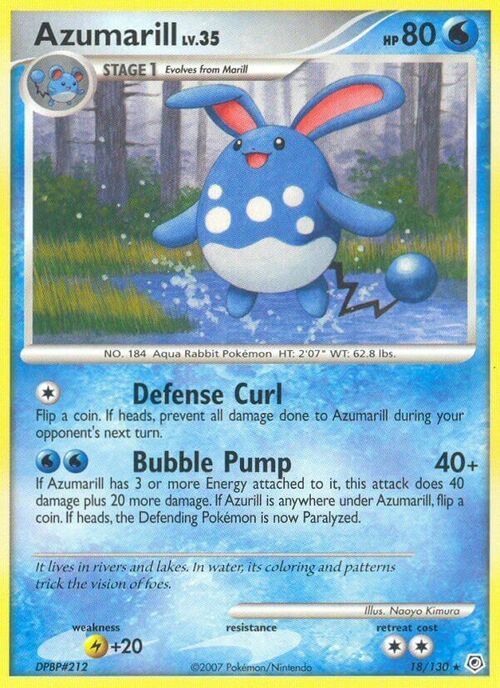 Azumarill Lv.35 Card Front