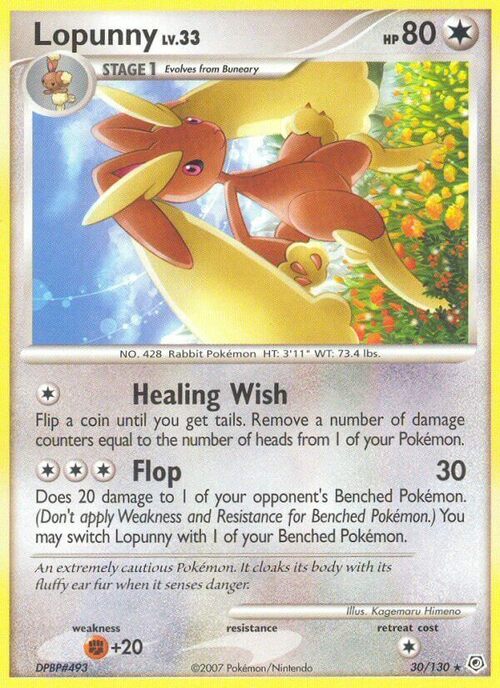 Lopunny Lv.33 Card Front