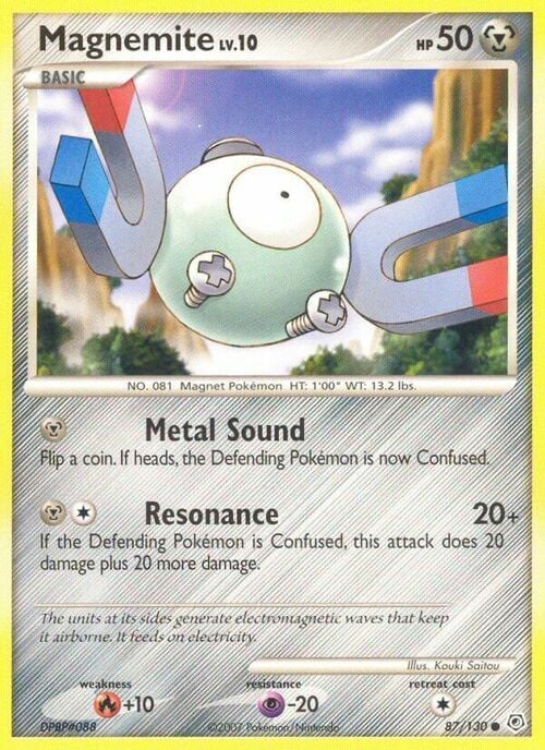 Magnemite Lv.10 Card Front