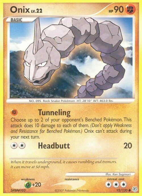 Onix Lv.22 Card Front