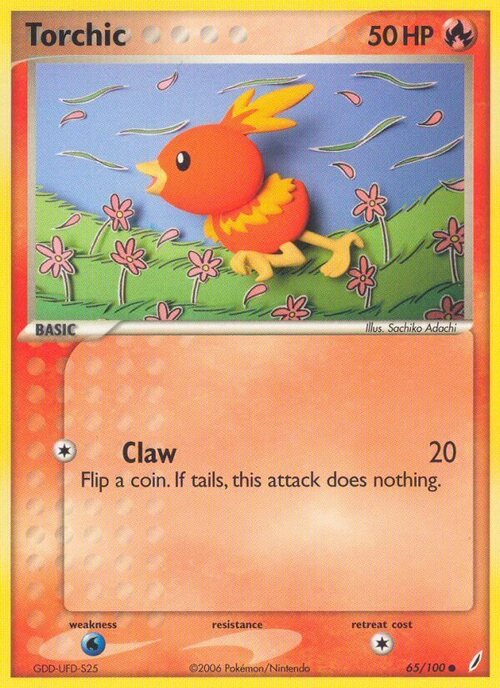 Torchic Card Front