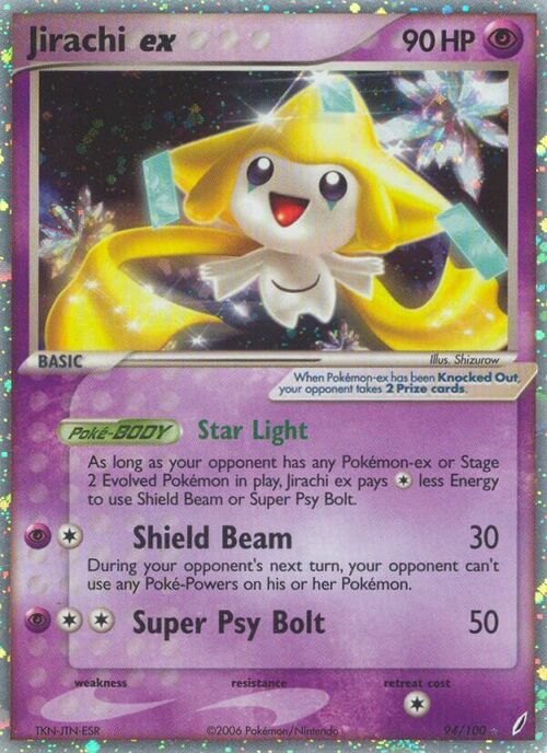 Jirachi ex Card Front