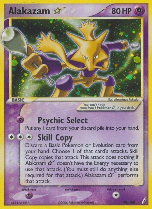 Alakazam ☆ Card Front